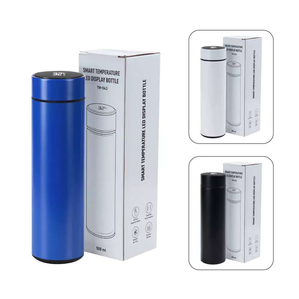 Double Wall Bottles with Temperature Display 500ml - Product Image from Digital Canvas Design & Printing Company