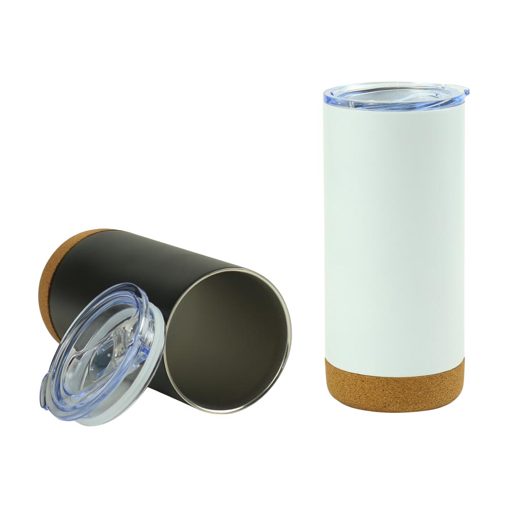 Travel Tumbler with Cork Base 450ml Stainless Steel - Product Image from Digital Canvas Design & Printing Company