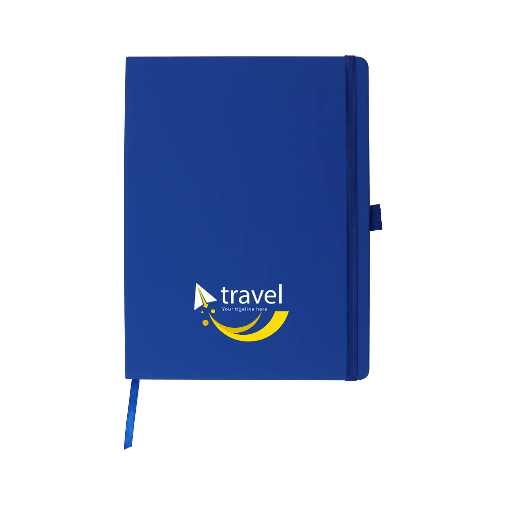 PU Notebooks B5 Size, Pen Loop, Ribbon Bookmark, Elastic Band - Design & Printing Company Product from Digital Canvas