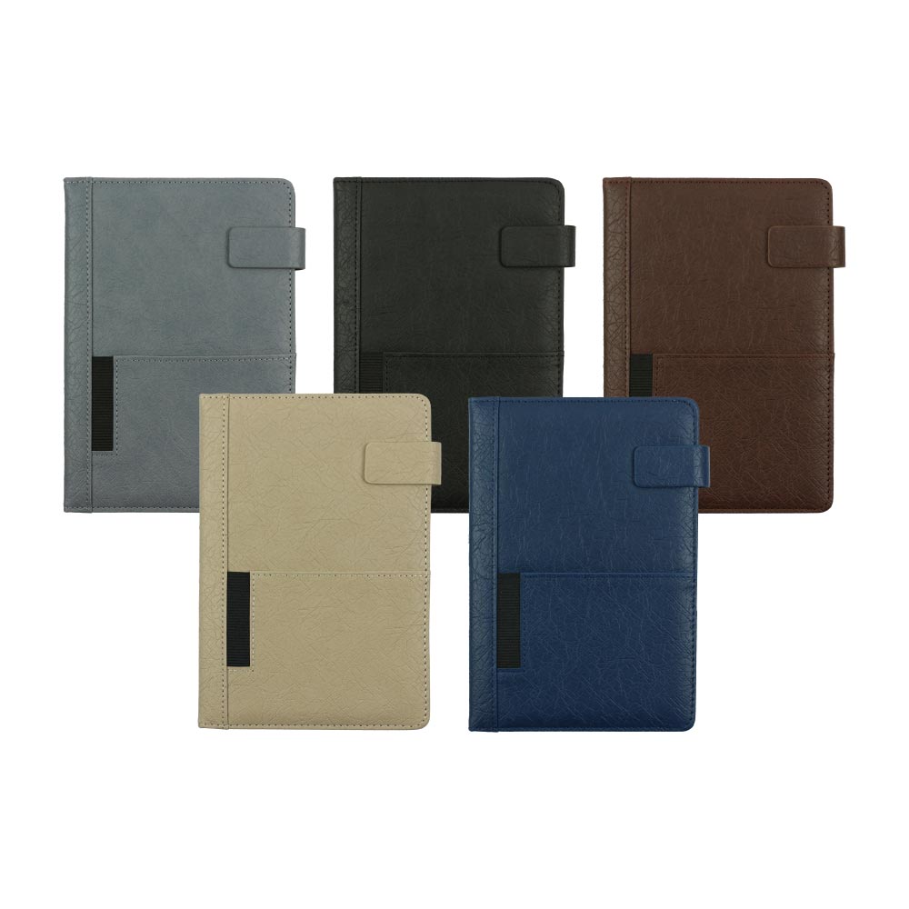 Dorniel A5 PU Notebooks with Front Pocket & Magnetic Flap - Product Image from Digital Canvas Design & Printing Company