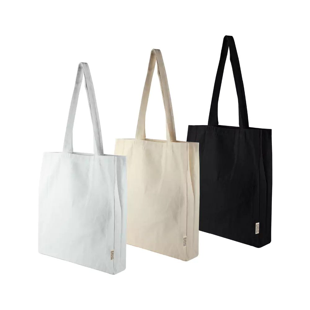 Recycled Cotton Tote Bags with Gusset 8 Oz - Product Image from Digital Canvas Design & Printing Company