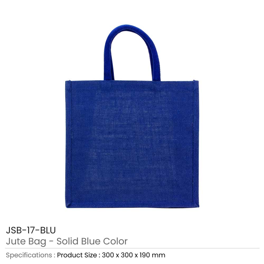 Reusable Square Jute Bags with Cotton Handles - Product Image from Digital Canvas Design & Printing Company