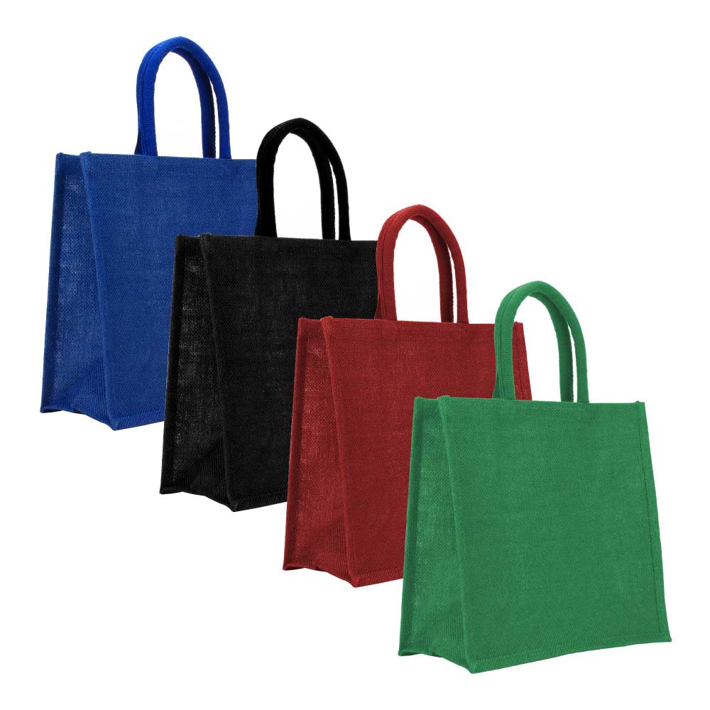 Reusable Square Jute Bags with Cotton Handles - Product Image from Digital Canvas Design & Printing Company