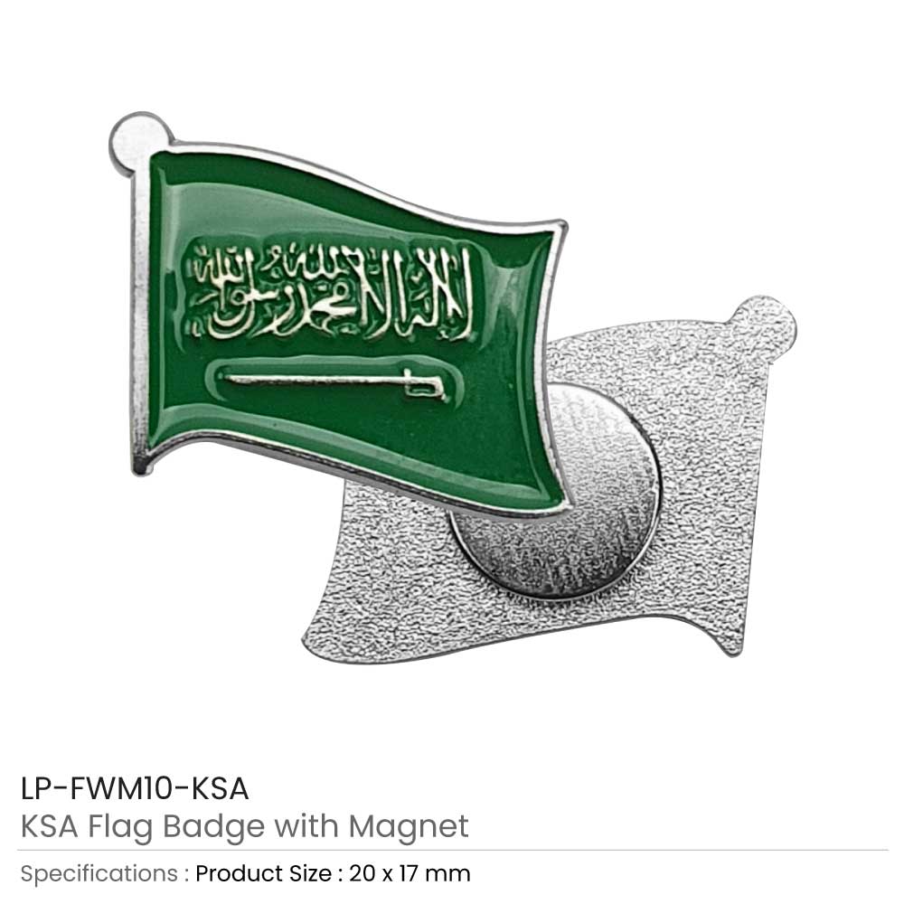 Flag Badges with Magnet for National Day - Product Image from Digital Canvas Design & Printing Company