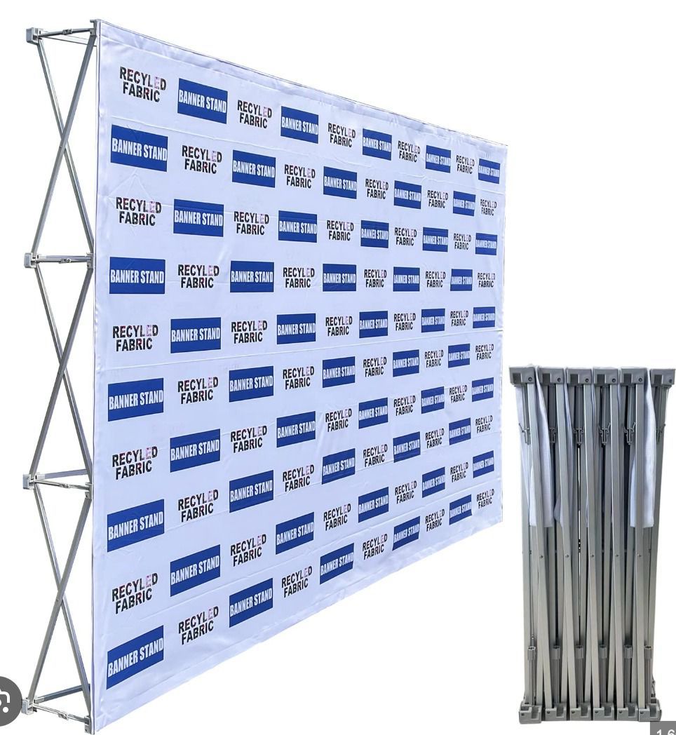 Backdrop Stand with Fabric Banner - Promotional Product from Digital Canvas Design & Printing Company