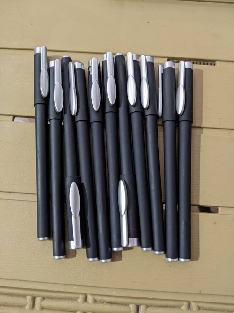 Matte Black Executive Pens with Silver Clip - Promotional Product from Digital Canvas Design & Printing Company