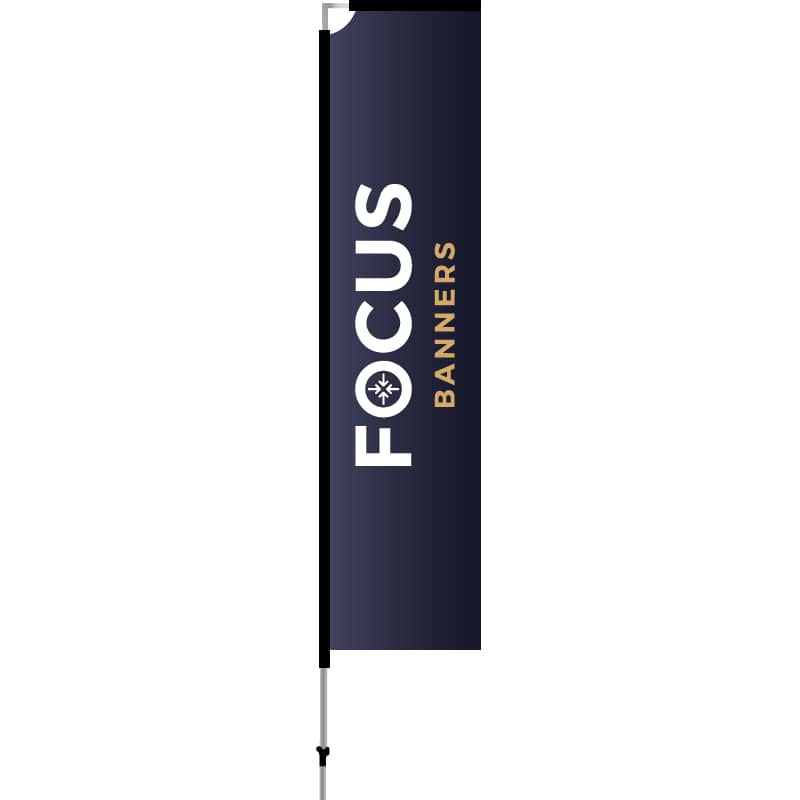 Vertical Focus Event Flag Banner - Promotional Product from Digital Canvas Design & Printing Company