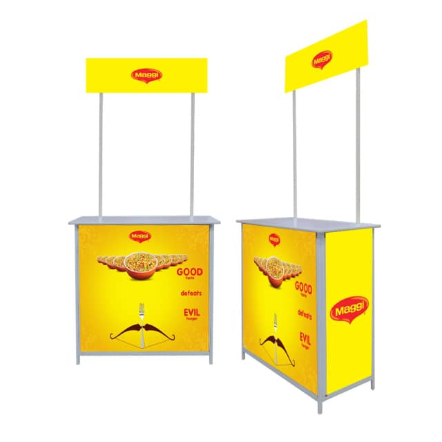 Maggi Promotional Sampling Counter - Promotional Product from Digital Canvas Design & Printing Company
