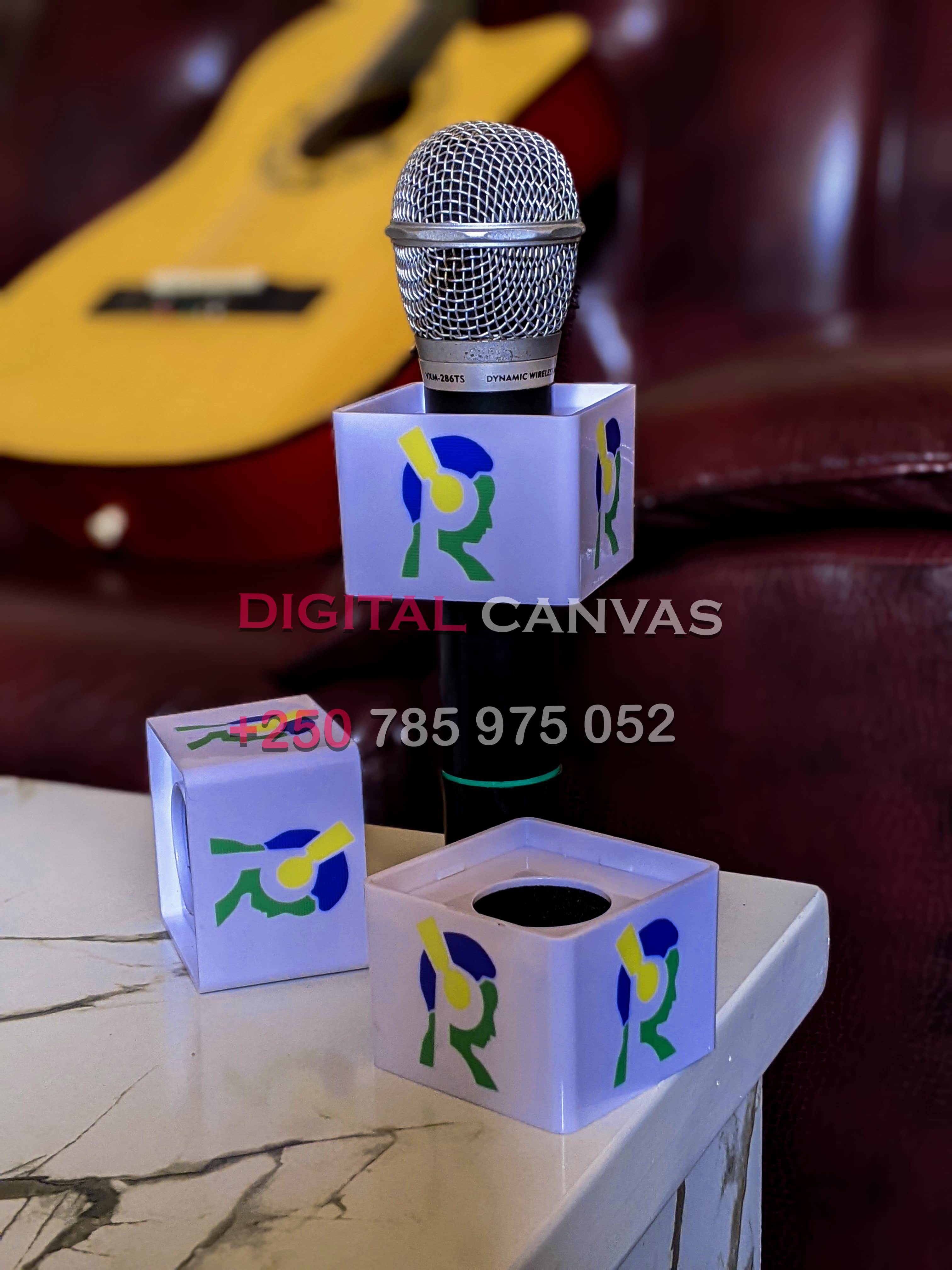 Branded Microphone Cube for INYARWANDA