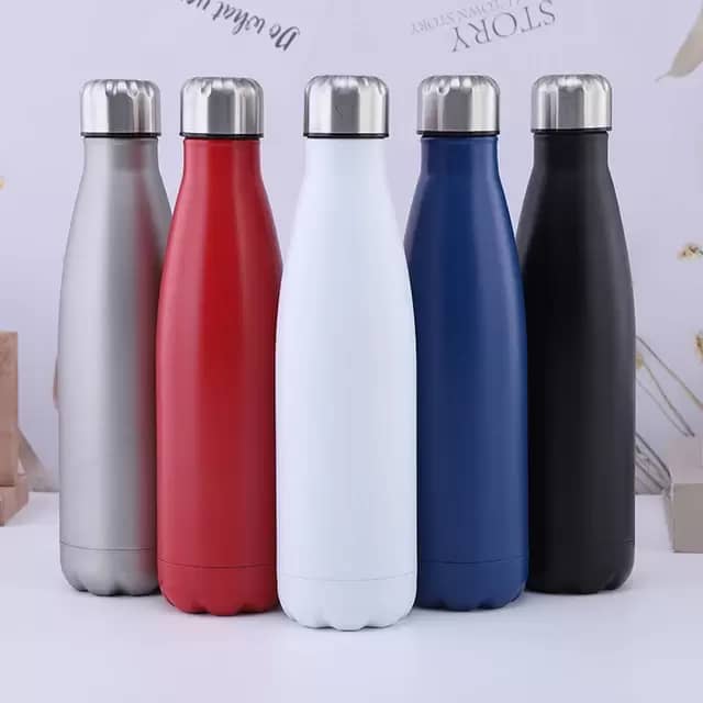 Classic Insulated Stainless Steel Water Bottles – 500ml - Design & Printing Company Product from Digital Canvas