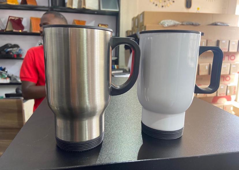 Stainless Steel & Glossy Travel Mugs - Design & Printing Company Product from Digital Canvas